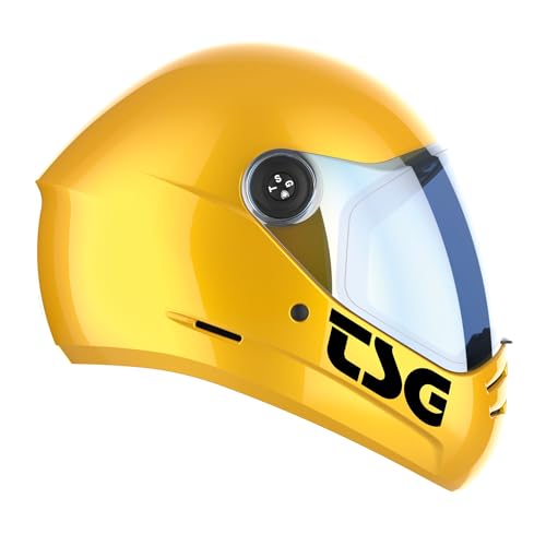 TSG - Pass 2.0 Full-face Premium Helmet w/Two Visors | Downhill Skateboarding, E-Skating, E-Onewheeling, Longboarding | Nose Ports, Air Flow Channels