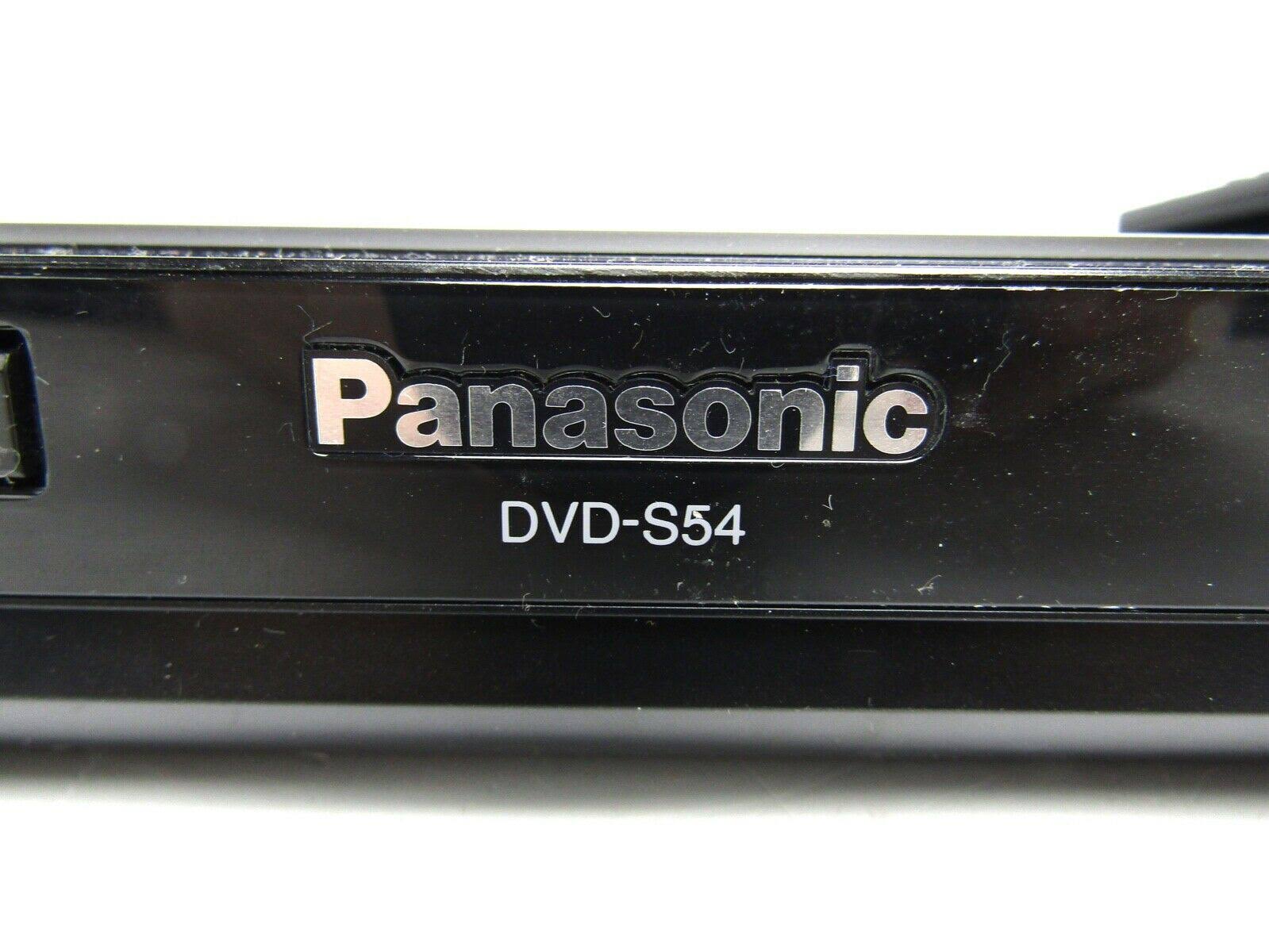 Panasonic DVD-S54K - DVD player - upscaling - black