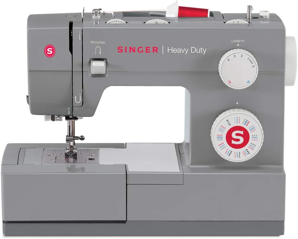 SINGER Sewing 4432 Heavy Duty Extra-High Speed Sewing Machine with Metal Frame and Stainless Steel Bedplate & Universal Heavy Duty Machine Needles