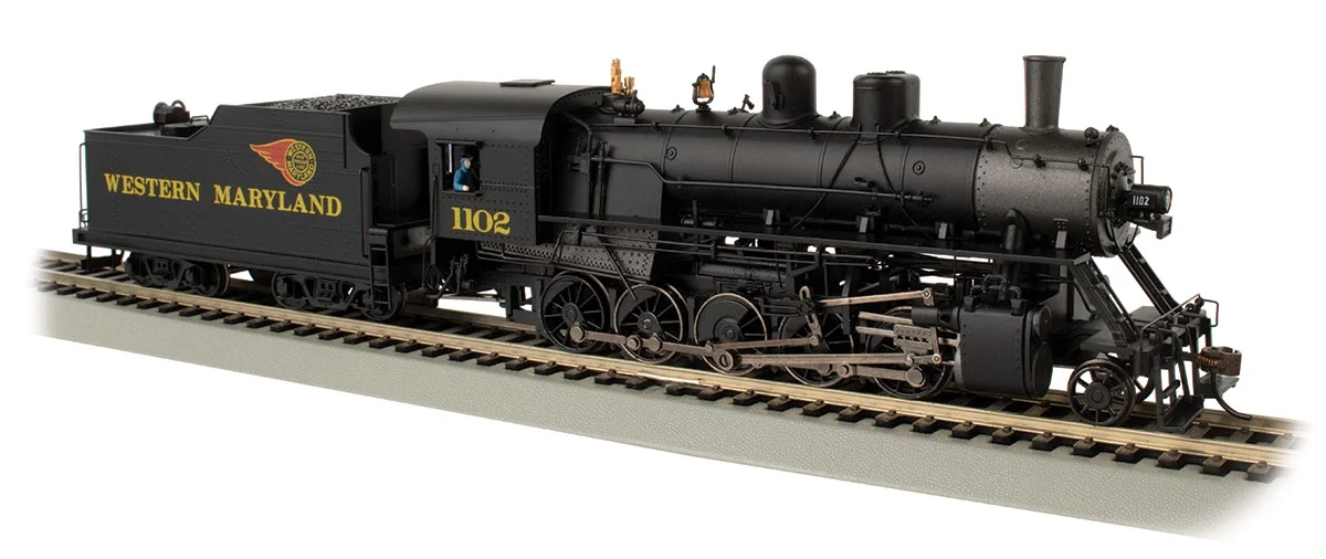 Bachmann 85404 HO Western Maryland 2-10-0 Decapod Steam Locomotive DCC #1102 - Curated Treasures Market