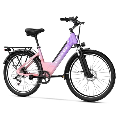 DriftGod 26" Electric Bike for Adults &ndash; Powerful 1000W Motor, 48V Removable Battery, 7-Speed, Front Suspension & LCD Display &ndash