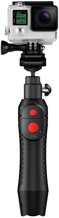 IK Multimedia iKlip Grip Pro Smartphone Stand - Tripod, Monopod, Camera Mount and Grip with Bluetooth Shutter - Black