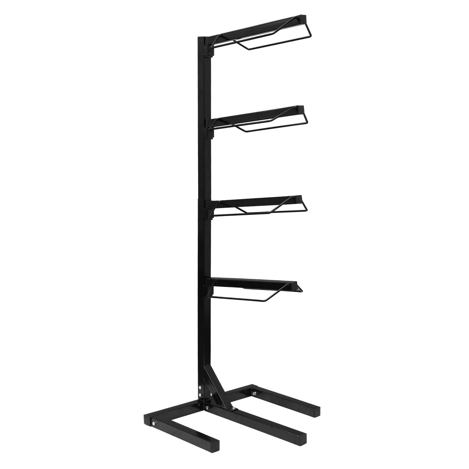 Easy-up 4-Tier Heavy Duty Portable Multi Saddle Rack Black - Sports Supplies Online Store