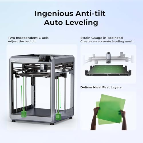 Creality K2 Plus 3D Printer, Support Multi Color Printing Needs CFS, Max 600mm/s Fast Printing, Dual AI Cameras, Full-auto Leveling