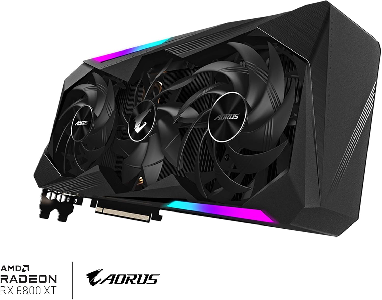 AORUS Radeon RX 6800 XT Master 16G Graphics Card, MAX-Covered Cooling, 16GB 256-bit GDDR6, GV-R68XTAORUS M-16GD Video Card