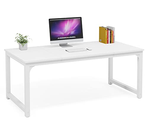 Tribesigns Modern Computer Desk, 63 x 31.5 inch Large Executive Office Desk Computer Table Study Writing Desk Workstation for Home Office