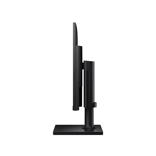SAMSUNG FT45 Series 27-Inch FHD 1080p Computer Monitor, 75Hz, IPS Panel, HDMI, USB Hub, Height Adjustable Stand, 3 Yr WRNTY (LF27T450FQNXGO),Black