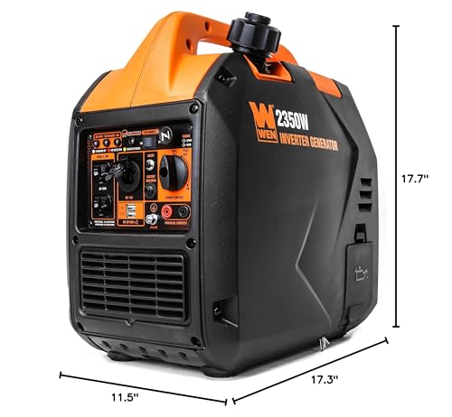 WEN 2800-Watt Dual Fuel Inverter Generator, Quiet, Portable, and Lightweight with Fuel Shut Off and CO Watchdog (DF280iX)