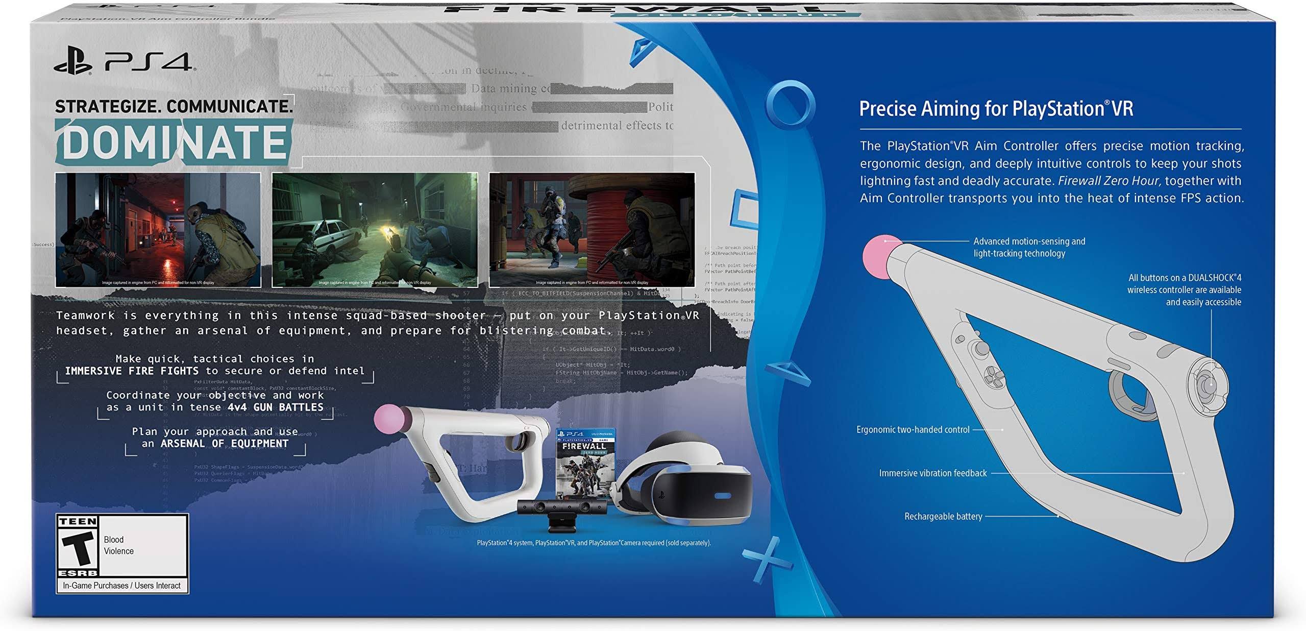 Firewall Zero Hour PS VR Aim Controller Bundle (ps4 / Psvr) Sealed
