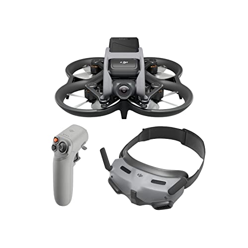DJI Avata Pro-View Combo - First-Person View Drone UAV Quadcopter with 4K Stabilized Video, Super-Wide 155° FOV, Emergency Brake and Hover