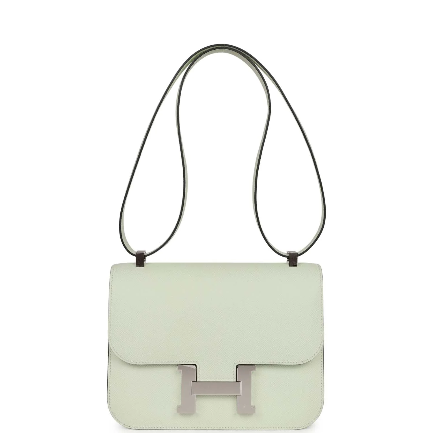 Hermes Constance 1-24 Vert Fizz Epsom Palladium Hardware