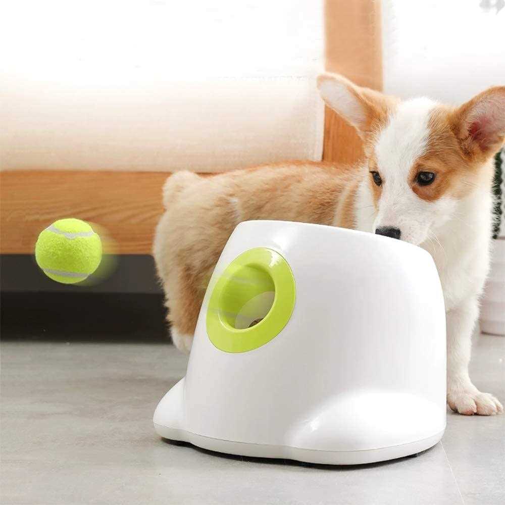 ALL for PAWS AFP Automatic Ball Launcher for Dogs,Dog Ball Launcher Automatic,Tennis Ball Machine,Includes 3pcs Tennis Balls for Dogs