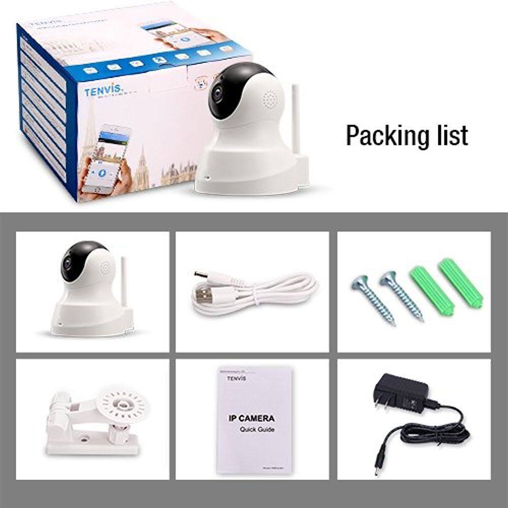 Tenvis HD IP Camera - Wireless IP Camera with Two-Way Audio, Night Vision Camera