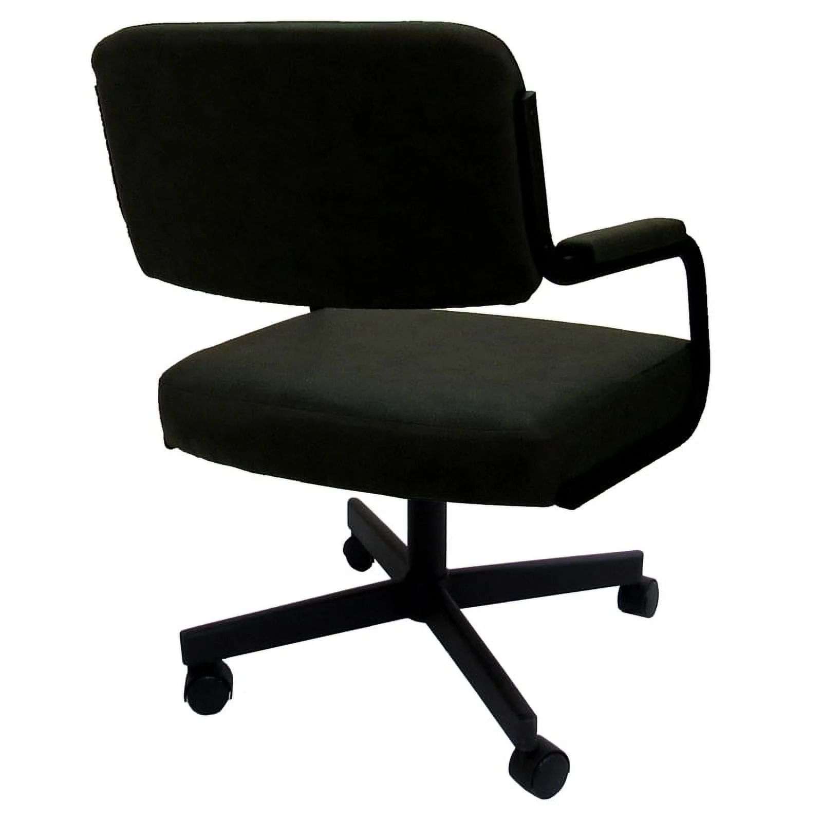 4 - Swivel Metal Caster Dining Chairs - M-110 Style