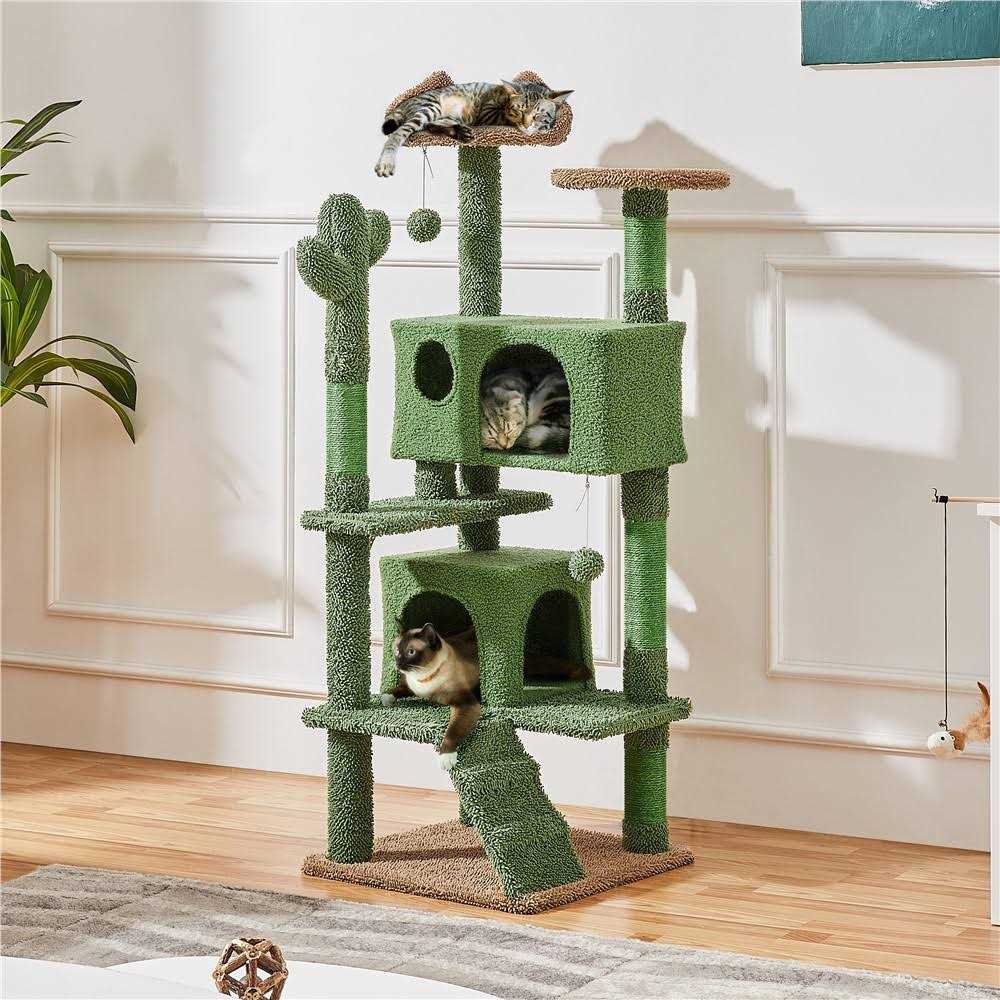 Yaheetech H Cat Tree Cat Tower with Natural Sisal for Small - Pet Supplies online store