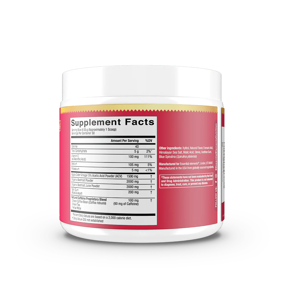 PreWorkout With Beet & ACV - Kansas Nuitrition - HNZSDS