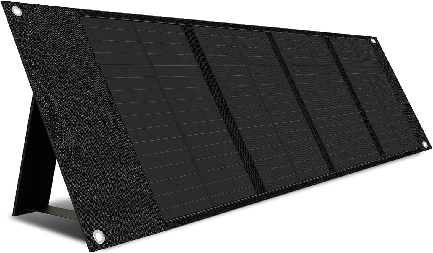 Aoasur Portable Solar Panel 120W Foldable Solar Panel Charger kit, Portable Folding Generator with 2 USB Ports USB Device for RV, Boat, Camper, roof