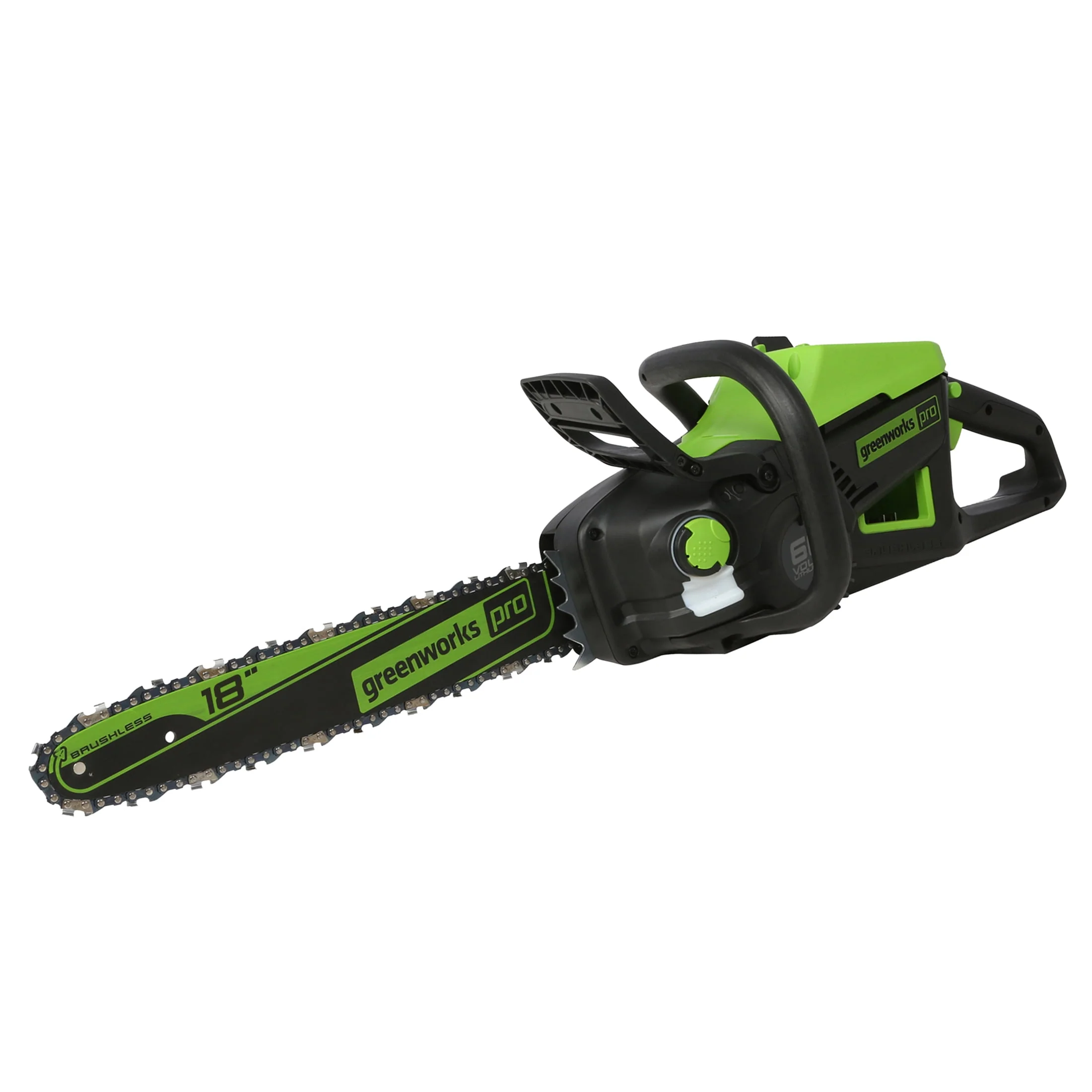 Greenworks 60V 18 Battery Powered Cordless Chainsaw, Tool Only 2019302T