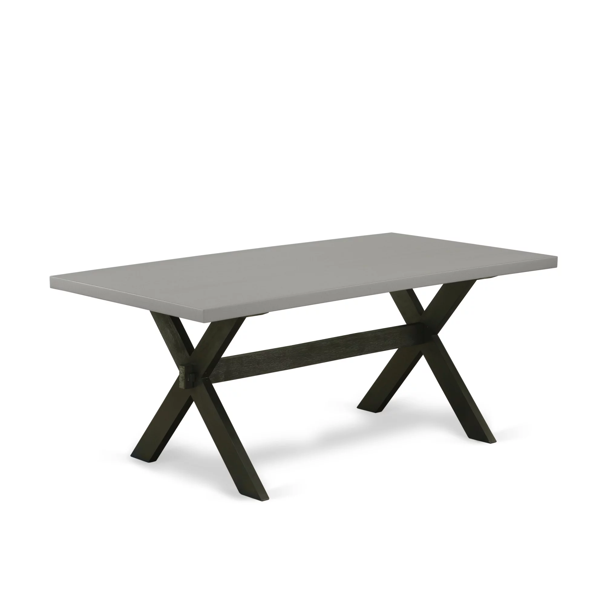 East West Furniture X697EL635-6 - 6-Piece Small Dining Table Set - 4 Dining Chairs