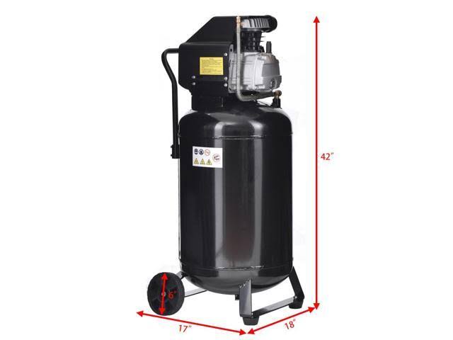 21 Gallon 125 PSI Vertical Air Compressor Cast Iron 2.5HP Motor Portab