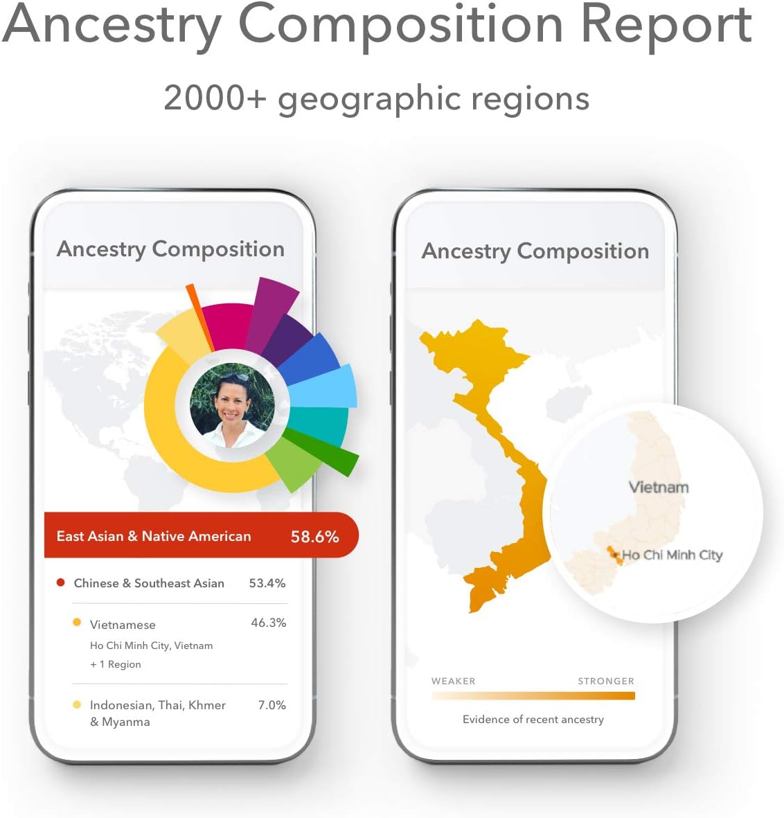 23andMe Ancestry + Traits Service: Personal Genetic DNA Test with 2000+ Geographic Regions, Family Tree, DNA Relative Finder