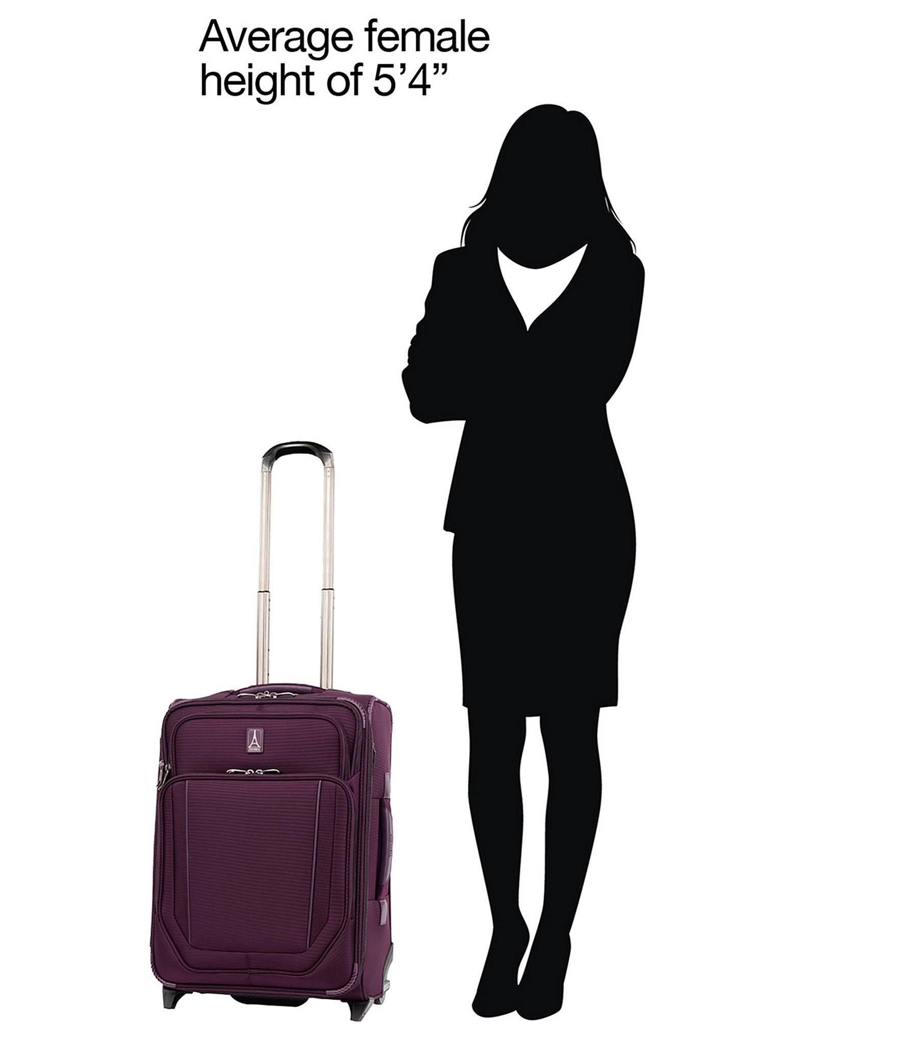 Travelpro Crew Versapack Max Carry-On Expandable Rollaboard - Perfect Plum