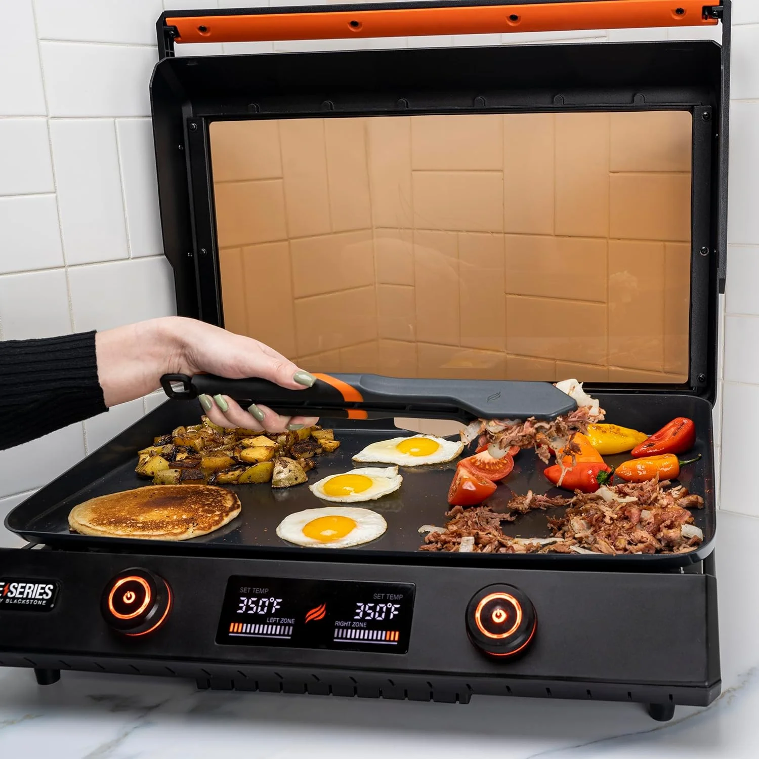 22 Inch Blackstone Electric Griddle Nonstick with Lid