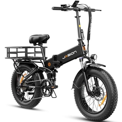 Jasion X-Hunter Electric Bike for Adults 1400W Peak Motor 30MPH Max Speed 624WH Removable Battery