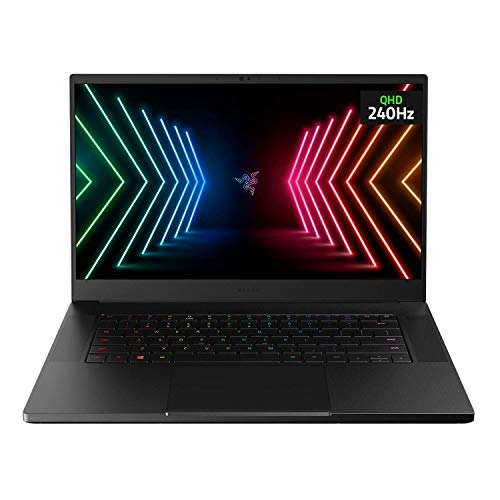 Razer Blade 15 Gaming Laptop: NVIDIA GeForce RTX 3070-10th Gen Intel 8-Core i7 CPU - 15.6” QHD 240Hz - 16GB RAM - 1TB SSD - CNC Aluminum