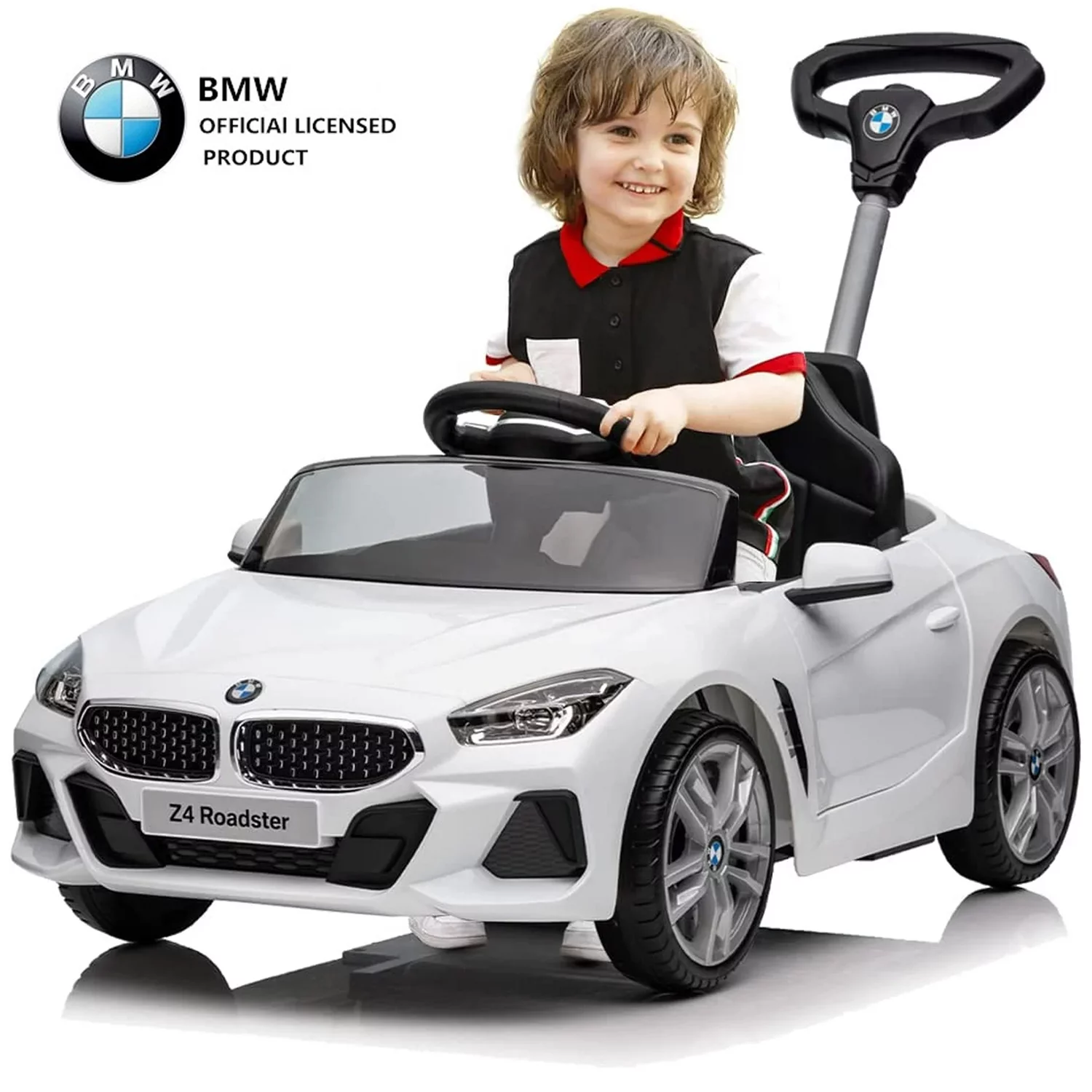 FUNYARD Kids' Push Car with Handle , Ride-Ons Toy Push Car for Toddlers 1-5