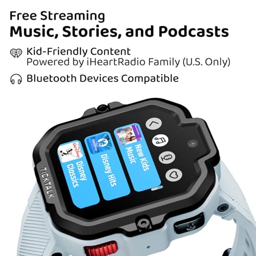 TickTalk5 - Kids Smart Watch with GPS Tracker, Video Calling, SOS, & Parental Controls | Smartwatch with Free Music, Texting, Kid Phone Call and Text