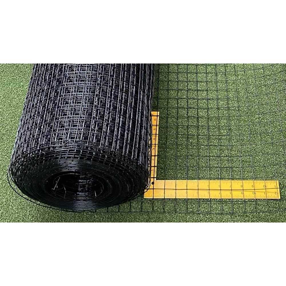 Critterfence 100 ft. Black Steel 2 x Square Grid Welded Wire Fence - Shop Hardware Tools Online Store