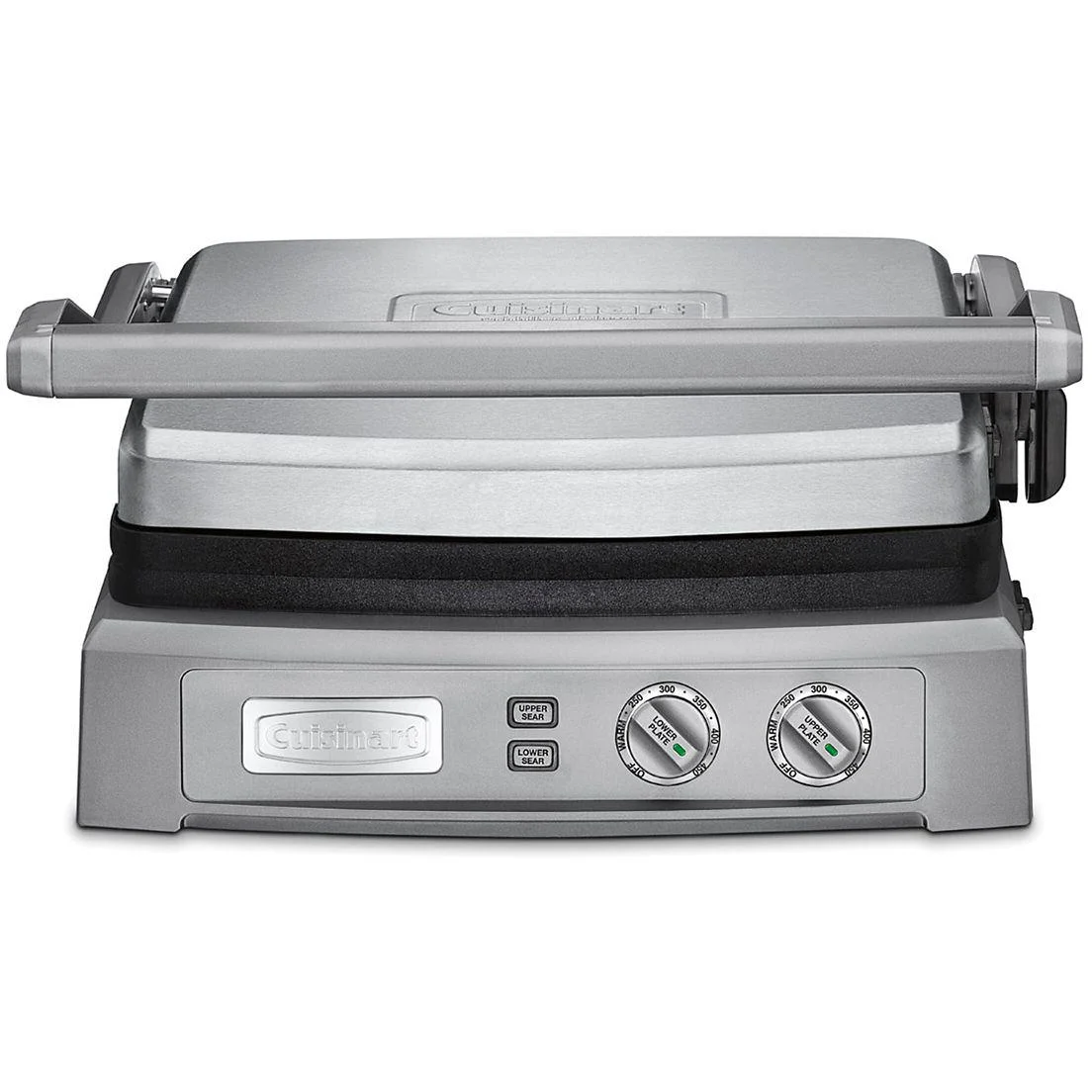Cuisinart Griddler Deluxe with 6 Cooking Options, Reversible Grill/Griddle Plates, and Dual-Zone Control