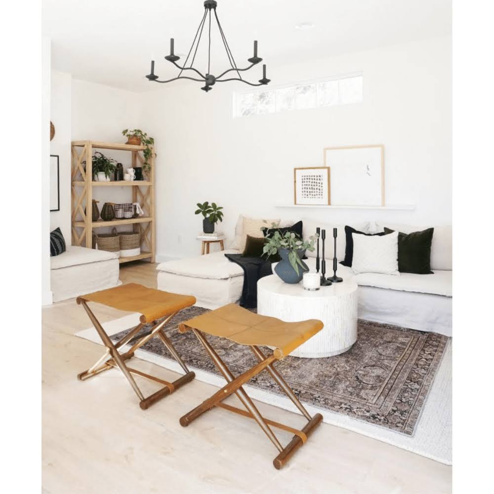 Butler Leather Sutton Folding Stool