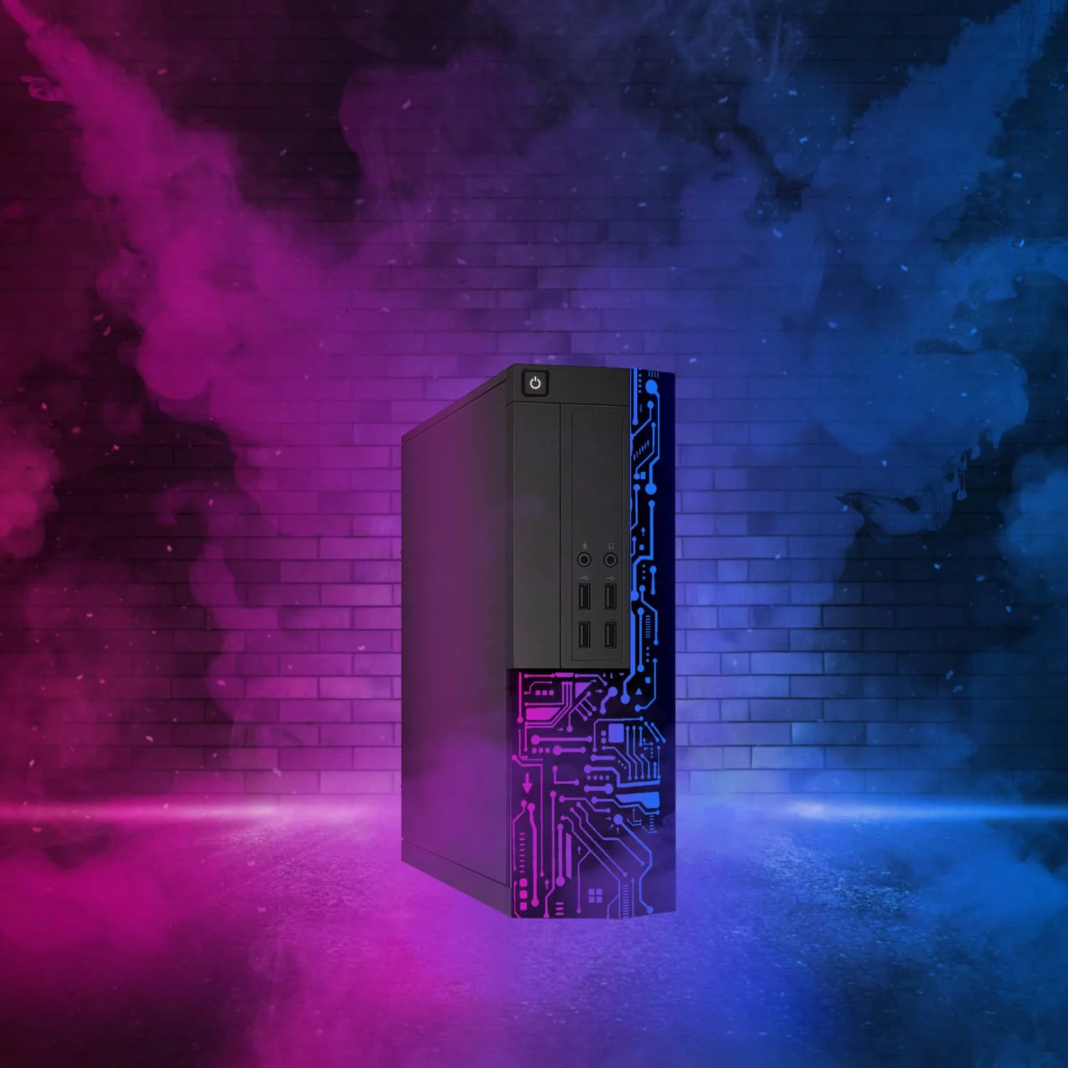 Restored Computer Desktop PC, Intel Core i7, TechMagnet Siwa 8, 16GB RAM, 1TB HDD, 27 Inch 165Hz Gaming Monitor, MTG Wireless Keyboard Mouse, WiFi