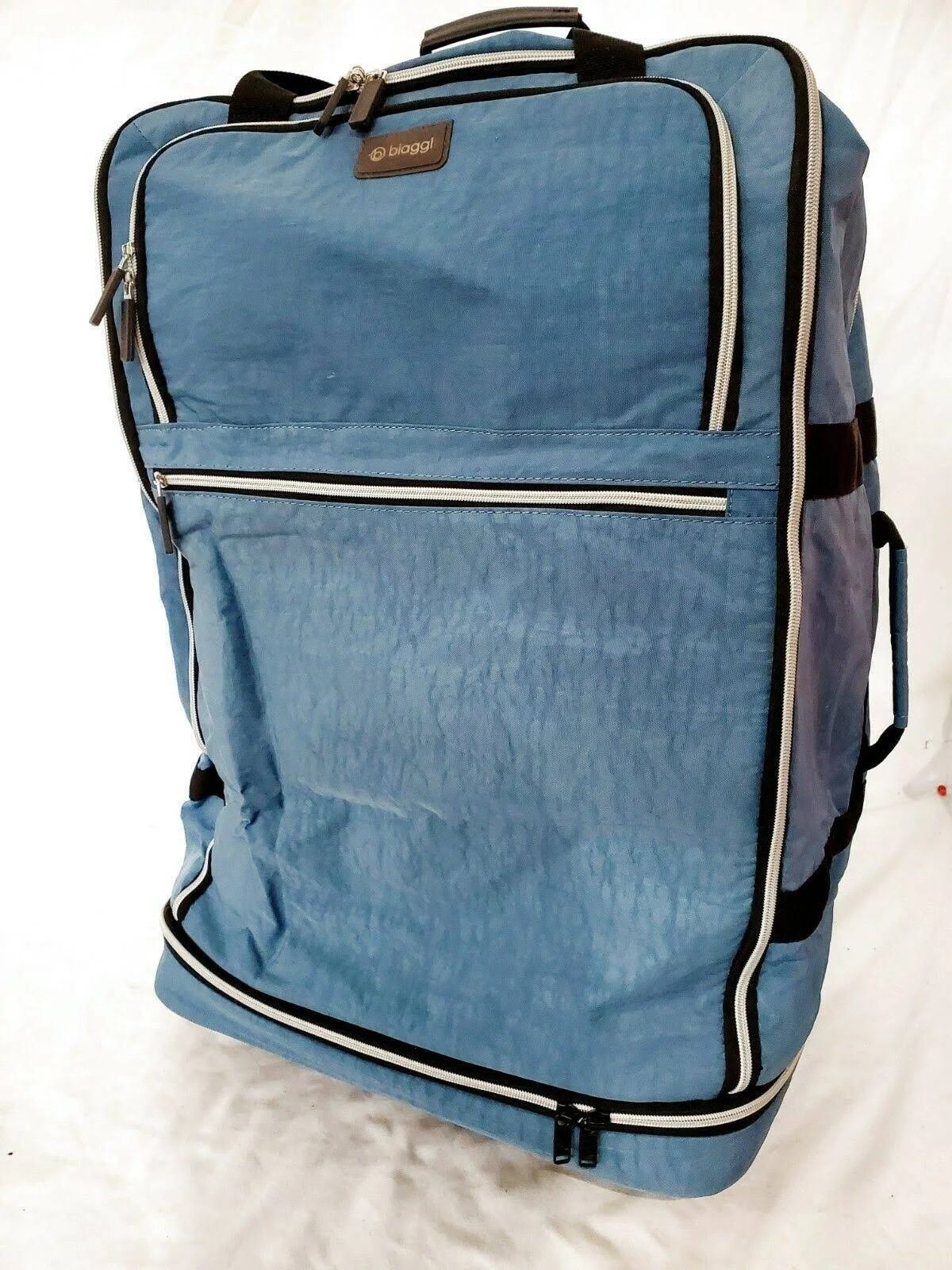 Biaggi Zipsak 31x22 Microfold Spinner Suitcase - Blue