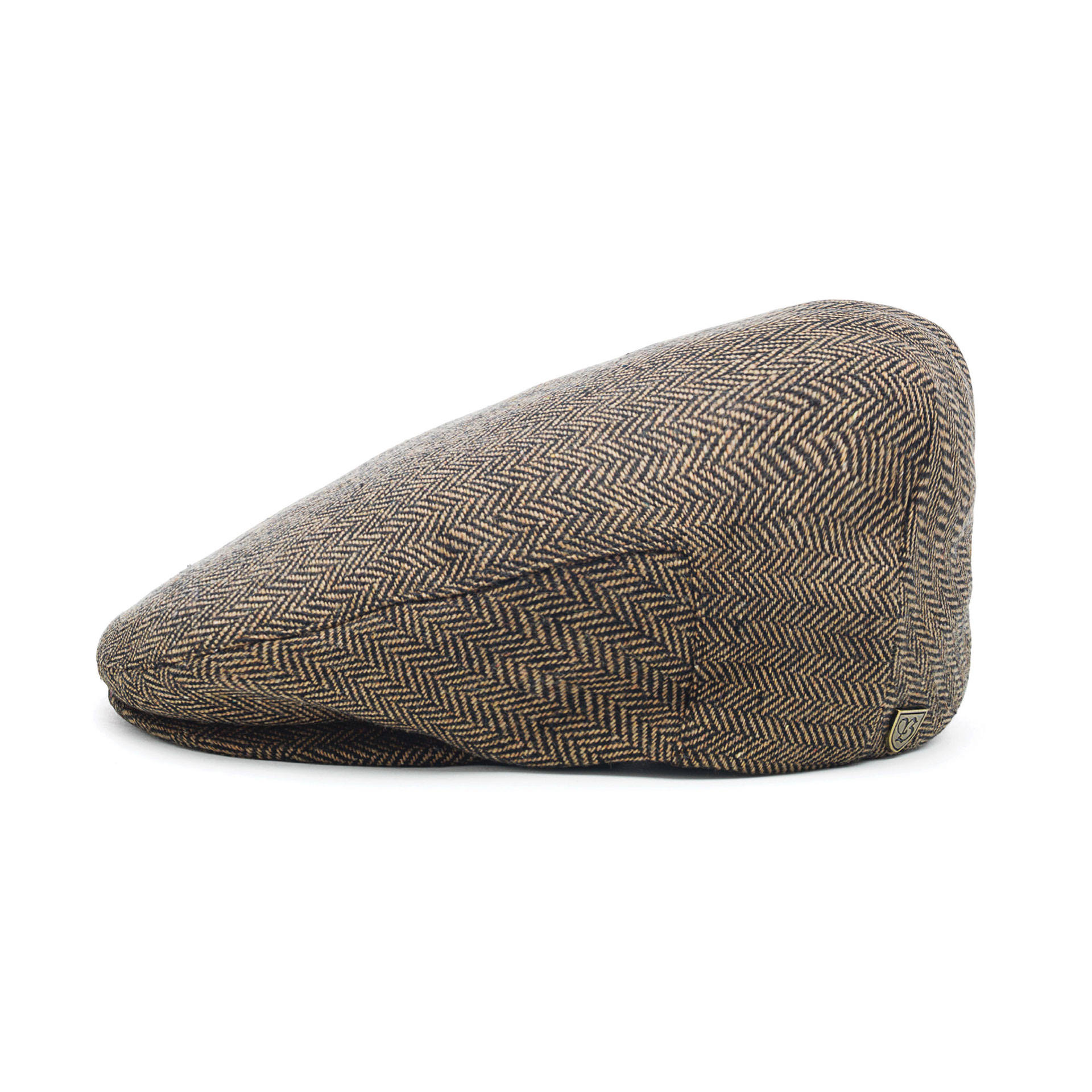 Brixton Hooligan Snap Flat Cap – Brown / Khaki