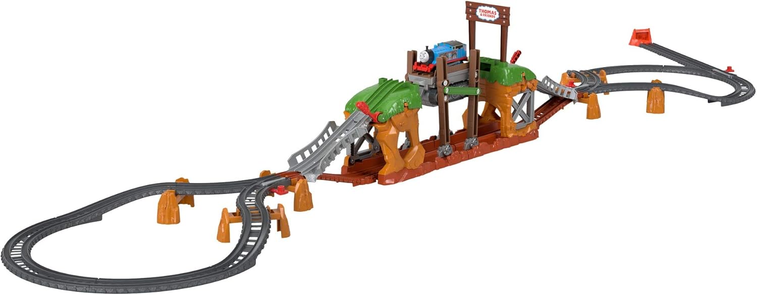 Thomas & Friends Walking Bridge train set, playset with motorized train for preschoolers ages 3 and older Pack of 2