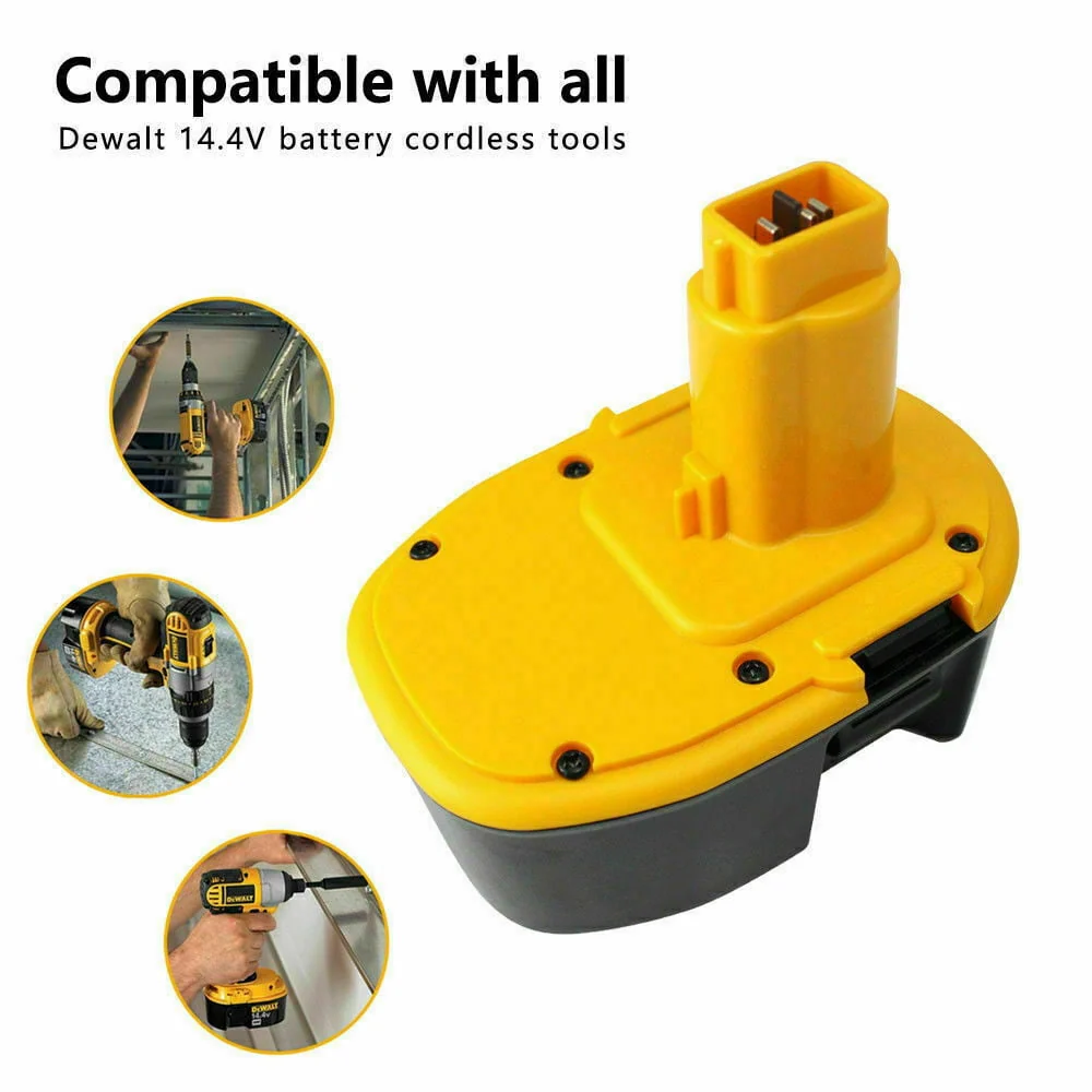 2x 14.4VOLT For DEWALT DC9091 XRP 3.0AH BATTERY PACK Ni-MH DW9091 DW9094 DE9038