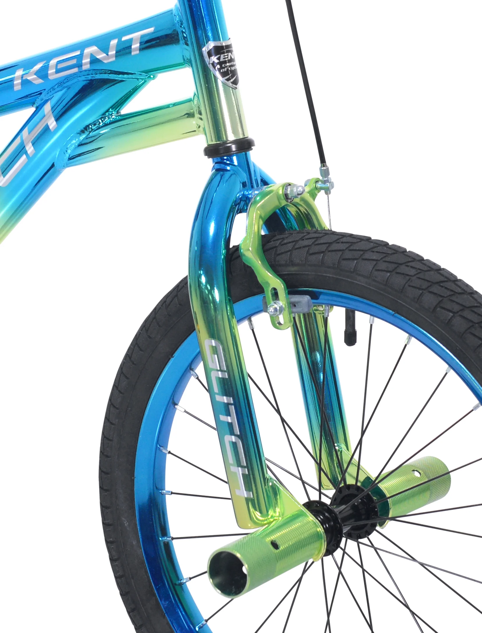 Kent 18" Boys Glitch BMX Child Bike, Blue/Green