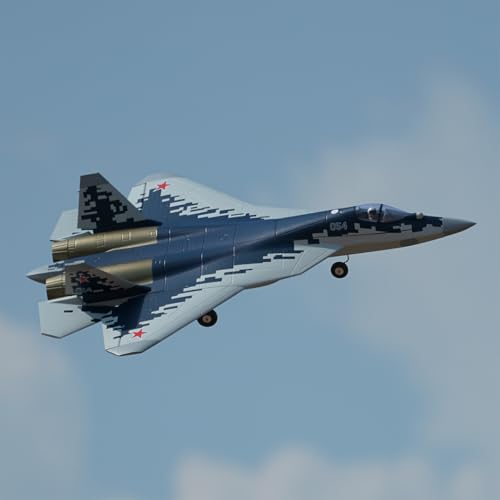 SU-57 Twin 40mm EDF Jet PNP 4S RC Aircraft RC Fighter Jet (Transmitter, Receiver and Battery not Included)