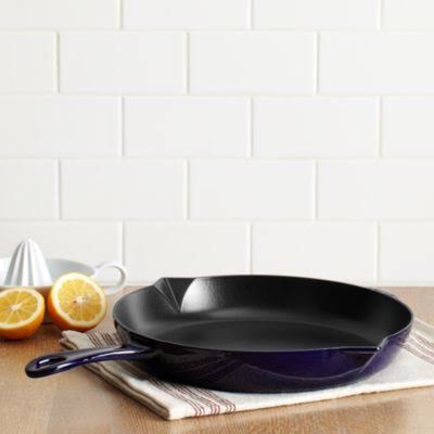 Staub Cast Iron Fry Pan, 12-in, Grenadine