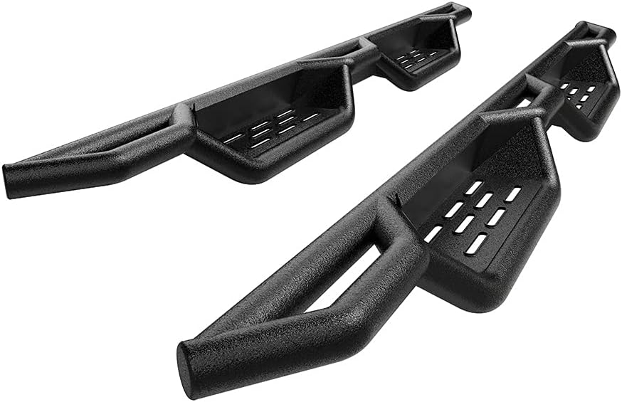 HD Ridez Drop Down Style Running Boards Side Step Rock Slider Compatible with Jeep Gladiator 2020-2022 Crew Cab