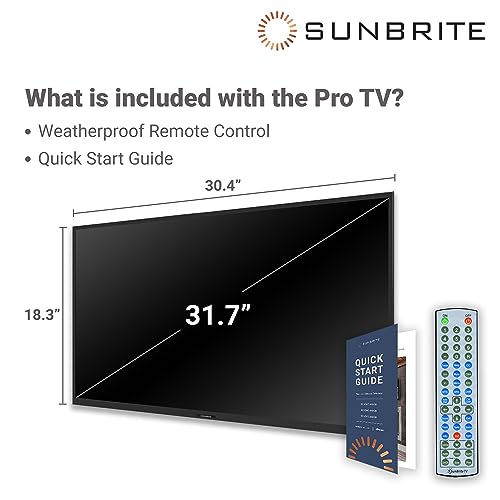 SunBrite Outdoor Television 4K with HDR - Pro 2 Series - for Full Sun - Smart Home Appliances