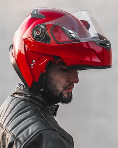 ILM Bluetooth Integrated Modular Flip up Full Face Motorcycle Helmet Sun Shield Mp3 Intercom Model 953/953 PRO
