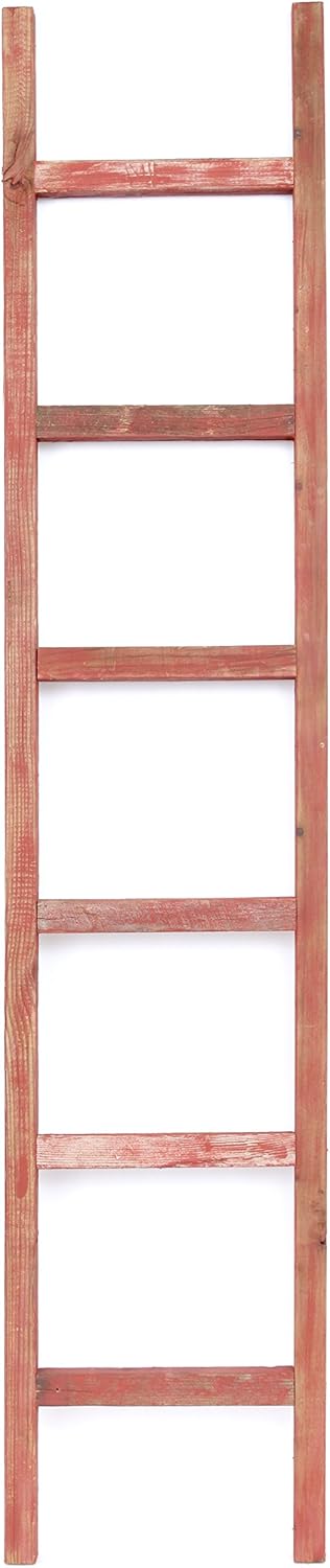 BarnwoodUSA Rustic Farmhouse Decorative Ladder