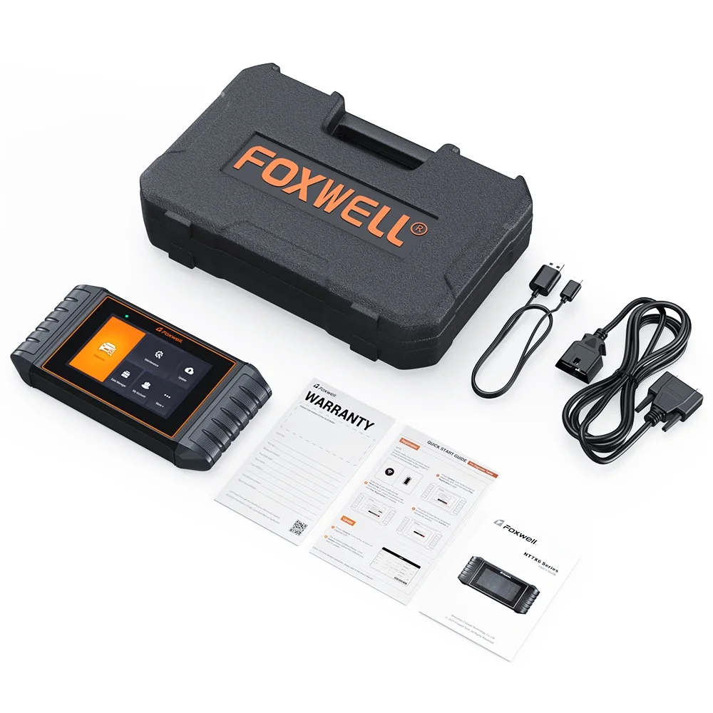 FOXWELL NT716 OBD2 Scanner Code Reader ABS Bleed Scan Diagnostic Tool SRS Transmission Engine Scanner Car Tool EPB TPMS SAS TPS Oil Reset