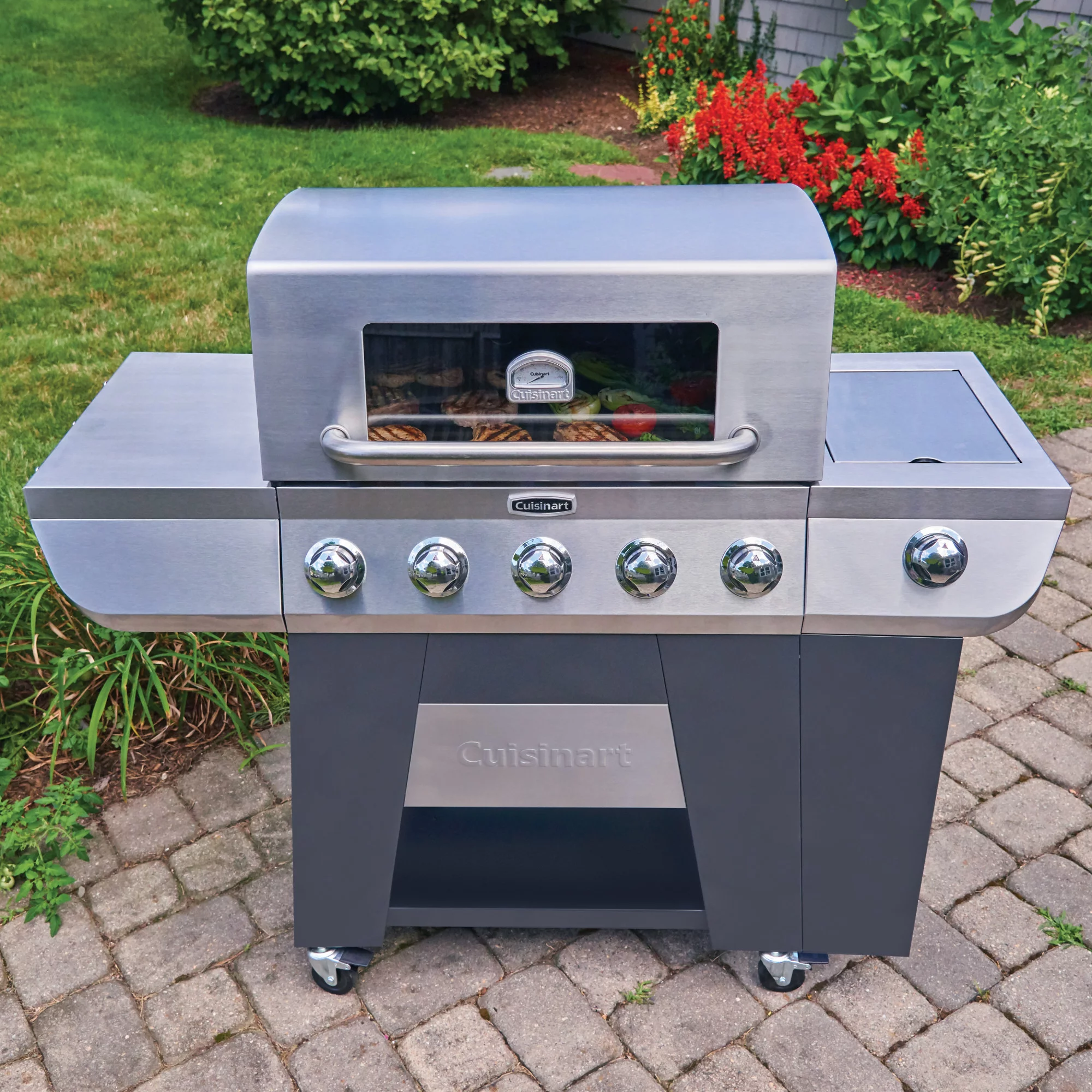 Cuisinart 3-In-1 Stainless Five-Burner Propane Gas Grill with Side Burner - Radiant Selections