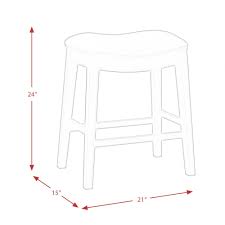 Gracewood Hollow Parpetsi 24-Inch Backless Counter-Height Bar Stool - Blue