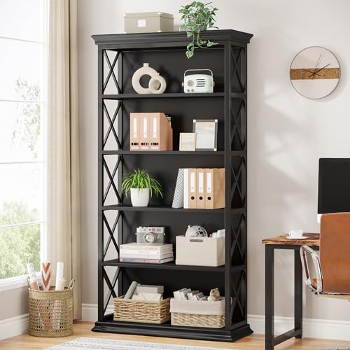 Tribesigns 6-Tier Bookcase, 71 Inches Industrial Bookshelves and Bookcases